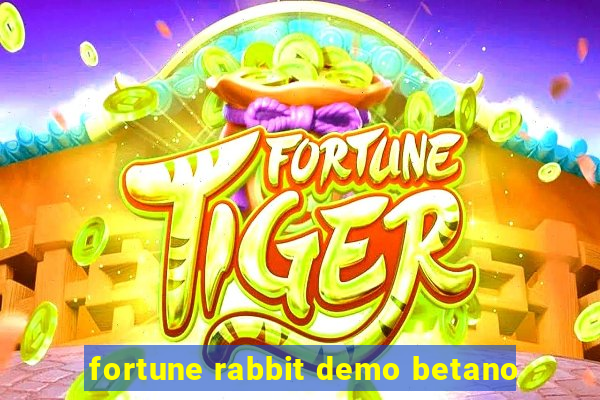 fortune rabbit demo betano